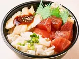 漬けまぐろ穴子縁側丼(106)（魚丼 中村橋駅北口店）