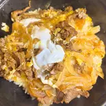 牛しぐれ玉子丼（かいゆう亭）