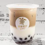 タピオカ京都宇治ほうじ茶ラテ（大須からあげとタピオカのお店 亜細亜坊）