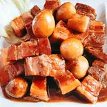 うずらたまごと角煮煮込み【红烧肉炖鹌鹑蛋】(中華料理 聚楽園)