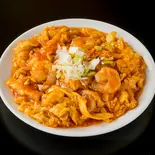 エビ玉子チリソース Stir-Fried Shrimp and Egg with Chili Sauce（上海亭 梅島店）