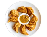 FRIED MOMO Pork 8 pcs(揚げモモ ポーク8個)(LAKHEY LOCAL NEPALI RESTAURANT)
