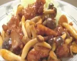 若鶏ときのこのバター正油炒め定食（ごはん家田島）