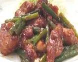 若鶏とニンニクの芽のみそ炒め定食（ごはん家田島）