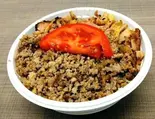 ビーフケバブ丼Beef kebab bowl（スターケバブインドカレーハラル専門店）