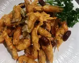 川エビ揚げ(炸河虾)（中華居酒屋 暉記）