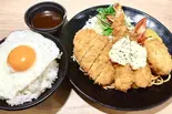 ミックスフライ弁当/Mix Fried Special Lunch Box(とんかつ七兵衛 高田馬場2号店)