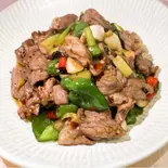 豚バラと玉子とピーマン炒め 一碗香（成都一味）
