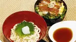 カツ玉丼の風鈴セット（三ツ輪屋総本店）