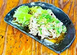 牛のしゃぶしゃぶぽん酢がけ(餃子工房ちびすけ 十三店)