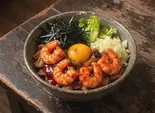 海老と豚肉の唐辛子まぜごはん(表参道生春巻倶楽部)