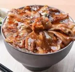 北海道十勝の豚バラ丼（炭火焼居酒屋とりきち）