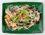 薬味8種類のせ海南チキン2枚入りライスなし(蒸＆蒸)hainanese chicken steamed style（マレーシア屋台料理 ちりばり 五反田本店）