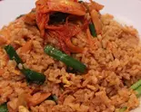 豚キムチ炒飯 Pork Kimchi Fried Rice（Chinese restaurant 満福楼 新小平店）