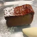 チョコレートテリーヌ  生クリーム添え（モリコーネ）