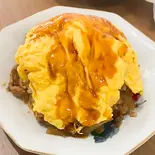 玉子特製チャーハン(肉・玉子のせ)（柏香屋ちゃんぽん）