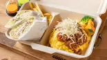 ボロネーゼチーズオムライス×ハニーマスタードチキンブリトー(goody goody 北24条駅前店)