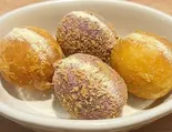 ハーフ&ハーフチーズボール(반반치즈볼)4個Half and half cheese balls(チャンガ)