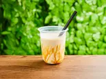 黒蜜きなこバナナジュース Black honey soybean banana juice（【濃厚グリークヨーグルト＆アサイーボウル】空桜(そら)の家 [Greek Yogurt ＆ Acai bowl] Sora's House）
