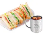 ポテサラサンドセット（コメダ珈琲店 浦安駅前店）