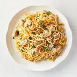 アサリ・青ネギ焼きそば【蛤仔青葱炒麺】(中国東北家郷料理永利 豊洲駅前店(1号店))
