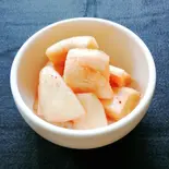 自家製カクテキ(大根のキムチ)（焼肉梨翔）