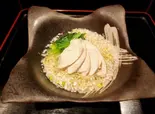 蒸し鶏と青菜のさっぱり塩味スープ麺(HACHI)
