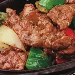 牛肉の鉄板焼き（東海飯店）