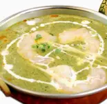 プラウンサグ Prawn Saag（インド料理 パナス）
