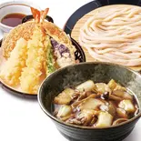 きのこつけ汁うどん 天ぷら盛りセット（久兵衛屋 南与野店）