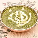 プラウンほうれん草カレー Prawn Sag Curry（Green Leaf Indian Nepali Restaurant）