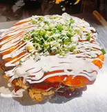 一八スペシャル玉(もんじゃ×鉄板 一八)