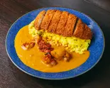 煮込みタンドリチキンカレーロースかつカレーボックス Stewed Tandoori Chicken Curry Pork Cutlet Box（まんぷくカレーライス屋両国店 Manpuku Curry Rice House Ryogoku）