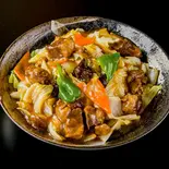 牛バラ野菜丼 Beef Rib with Vegetable Rice Bowl（上海亭 梅島店）