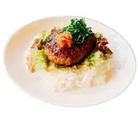 梅紫蘇ハンバーグOn The Rice（Aloha Poke Tokyo 久我山 ヘルシースタイルポキ）