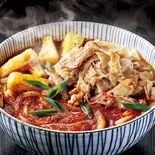 山椒の香りがたまらない “肉”カレーうどん（旨い出汁！ “柚子胡椒を効かせた旨出汁うどん” “山椒の香りがたまらない 蕎麦屋のカレーうどん” “旨辛キムチうどん” 土佐堀 かすみ庵）