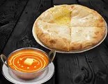 バターチキン&チーズナンセットButter chicken & Cheese Naan Set(インドレストラン リトルインディア)