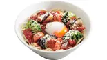鴨のガーリックトマトまぜそば（つけ麵とまぜそばの店【米粉入り麺 穂の香】 大宮桜木町店）