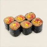 天然インドまぐろとろたく巻（回転寿司みさき イセザキモール店）