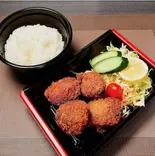 ピーマン肉詰めフライ定食（生そば 入船）