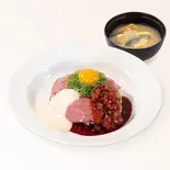 松屋オリジナルソースローストビーフ(味噌汁付)（松屋 天神店）