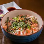 トロサーモン丼(海鮮問屋 鶴橋店)