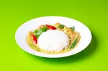 グリーンカレーとご飯 Green curry and rice（ガパオカオゲーン）