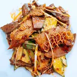 牛ハチノスと牛肉の四川風和え【夫妻肺片】(中華料理 聚楽園)
