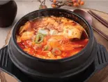 海鮮純豆腐チゲSeafood Sundubu Jjigae（ソジュハンザン本店）