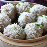 沙县珍珠丸子(もち米肉団子)4個（友誼食府 立川店）