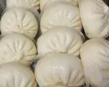 牛肉と玉ねぎの饅頭(2個)牛肉元䓤大包子（中華料理 錦園）