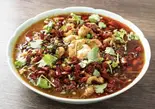 牛肉と野菜の激辛煮込み(水煮牛肉)（中華料理 錦園）