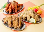 【お得】旨手羽唐揚げパーティーセット(各種約300g ×3種類)（絶品手羽と唐揚げ！ 旨手羽家 心斎橋店）