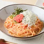 しらすたっぷりオリジナルたらこパスタ Whitebait Tarako Pasta(濃厚たらこパスタ「たらこと私」 天王寺店)